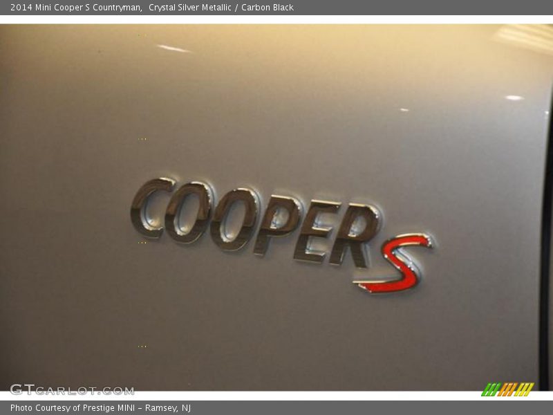 Crystal Silver Metallic / Carbon Black 2014 Mini Cooper S Countryman