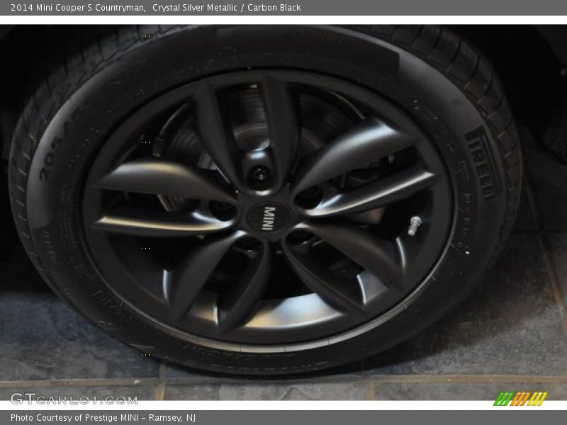 Crystal Silver Metallic / Carbon Black 2014 Mini Cooper S Countryman