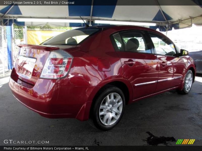 Red Brick / Charcoal 2012 Nissan Sentra 2.0 S