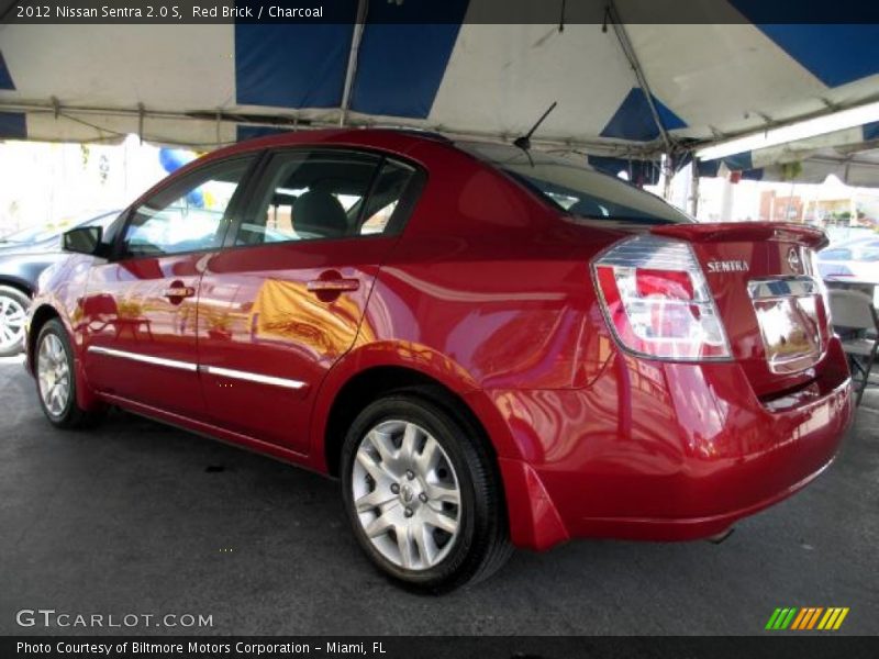 Red Brick / Charcoal 2012 Nissan Sentra 2.0 S