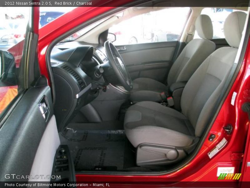 Red Brick / Charcoal 2012 Nissan Sentra 2.0 S