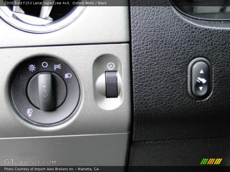 Oxford White / Black 2008 Ford F150 Lariat SuperCrew 4x4
