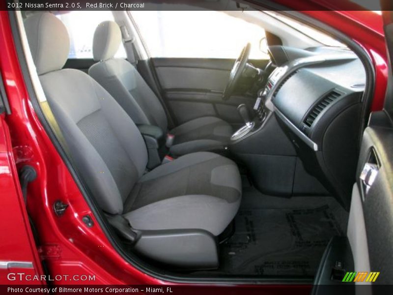 Red Brick / Charcoal 2012 Nissan Sentra 2.0 S