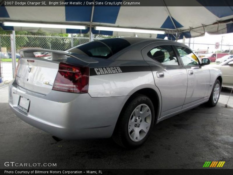 Bright Silver Metallic / Dark Slate Gray/Light Graystone 2007 Dodge Charger SE