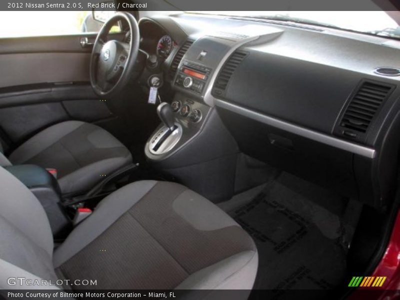 Red Brick / Charcoal 2012 Nissan Sentra 2.0 S