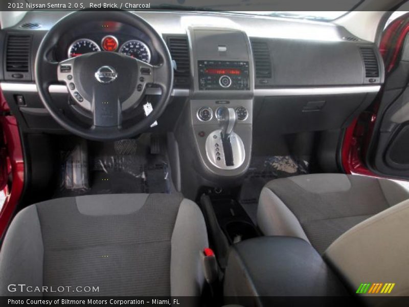 Red Brick / Charcoal 2012 Nissan Sentra 2.0 S