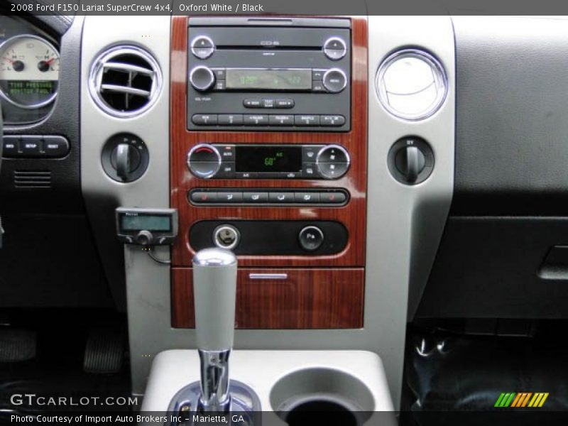 Oxford White / Black 2008 Ford F150 Lariat SuperCrew 4x4