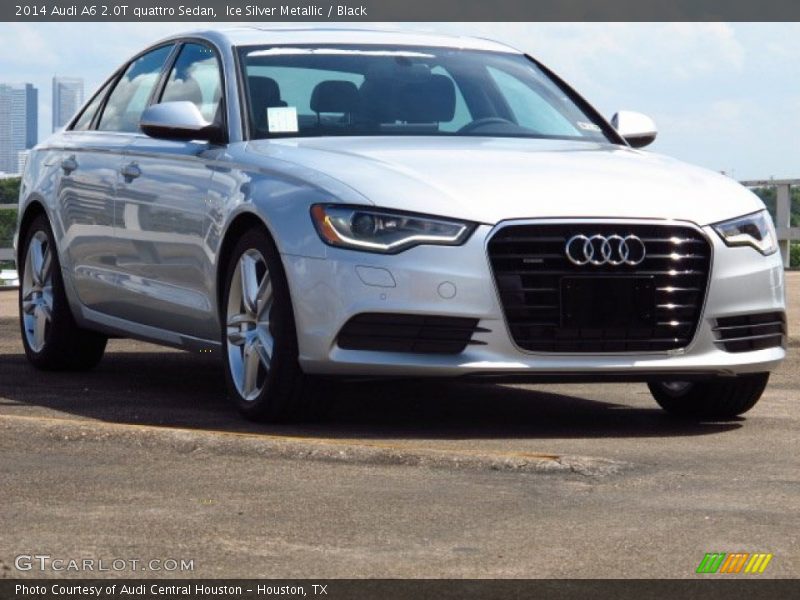 Ice Silver Metallic / Black 2014 Audi A6 2.0T quattro Sedan