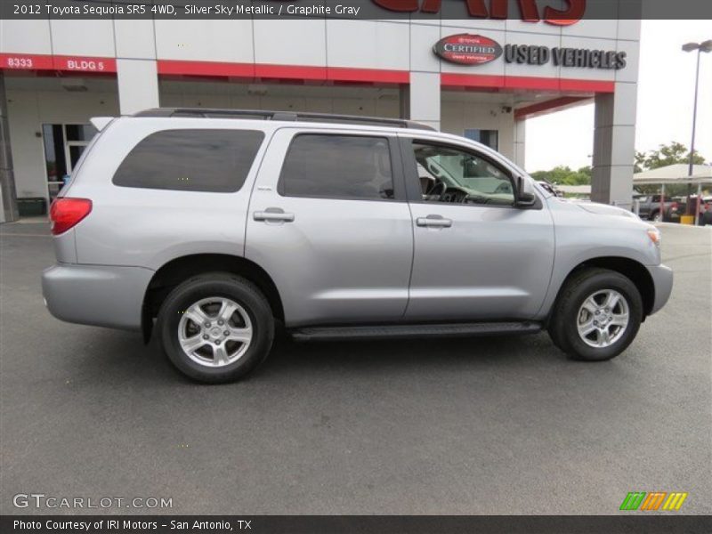 Silver Sky Metallic / Graphite Gray 2012 Toyota Sequoia SR5 4WD