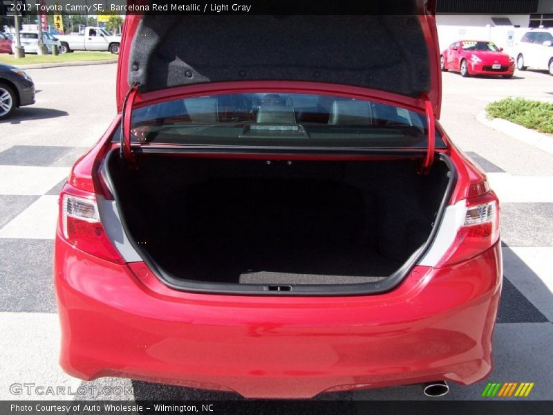 Barcelona Red Metallic / Light Gray 2012 Toyota Camry SE