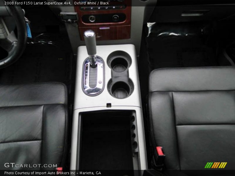 Oxford White / Black 2008 Ford F150 Lariat SuperCrew 4x4