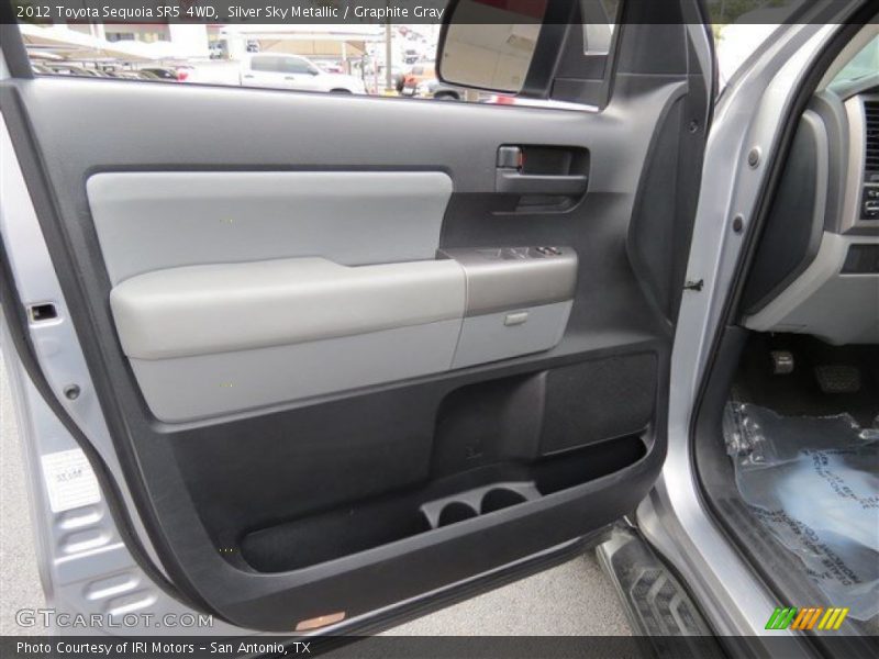Silver Sky Metallic / Graphite Gray 2012 Toyota Sequoia SR5 4WD
