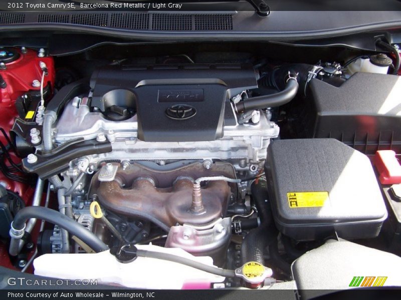 Barcelona Red Metallic / Light Gray 2012 Toyota Camry SE