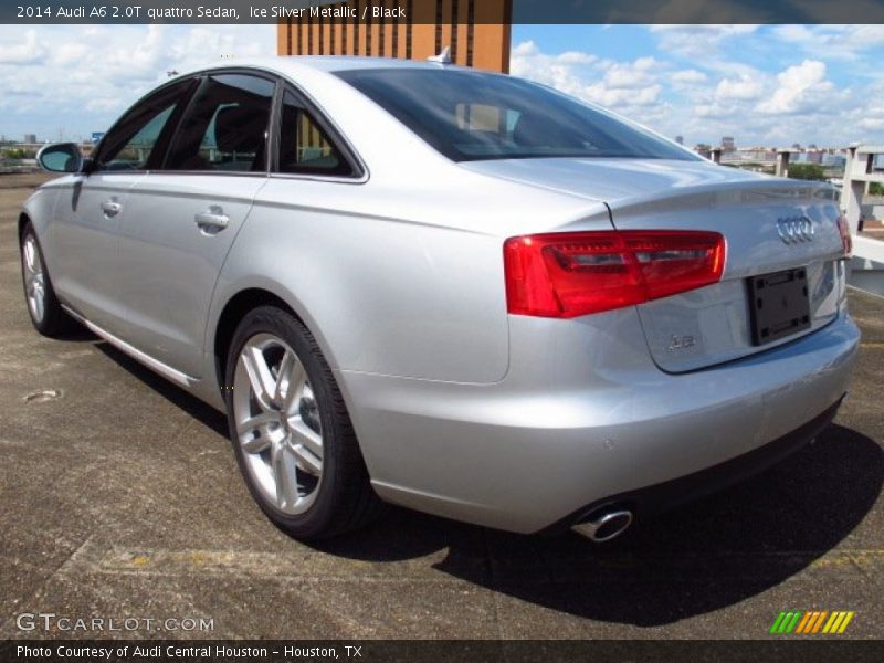 Ice Silver Metallic / Black 2014 Audi A6 2.0T quattro Sedan