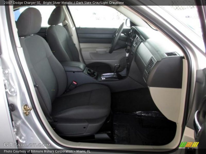 Bright Silver Metallic / Dark Slate Gray/Light Graystone 2007 Dodge Charger SE