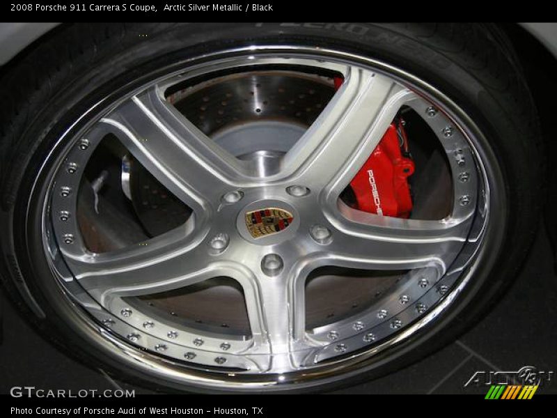 Arctic Silver Metallic / Black 2008 Porsche 911 Carrera S Coupe