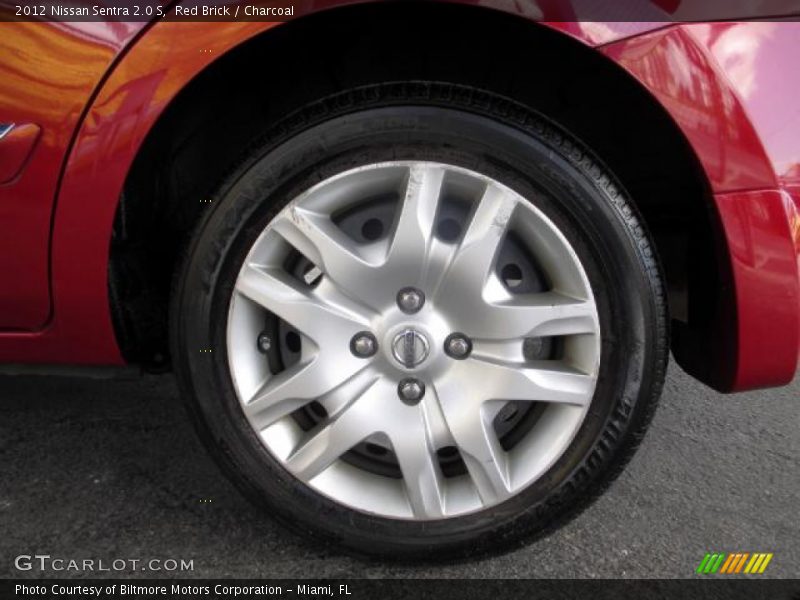 Red Brick / Charcoal 2012 Nissan Sentra 2.0 S