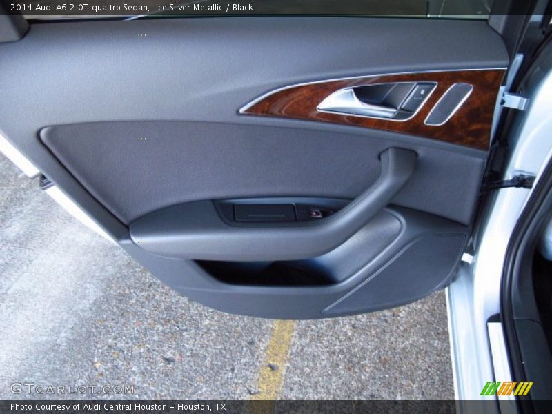 Ice Silver Metallic / Black 2014 Audi A6 2.0T quattro Sedan