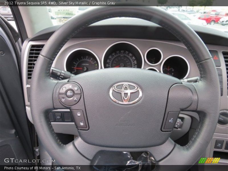 Silver Sky Metallic / Graphite Gray 2012 Toyota Sequoia SR5 4WD