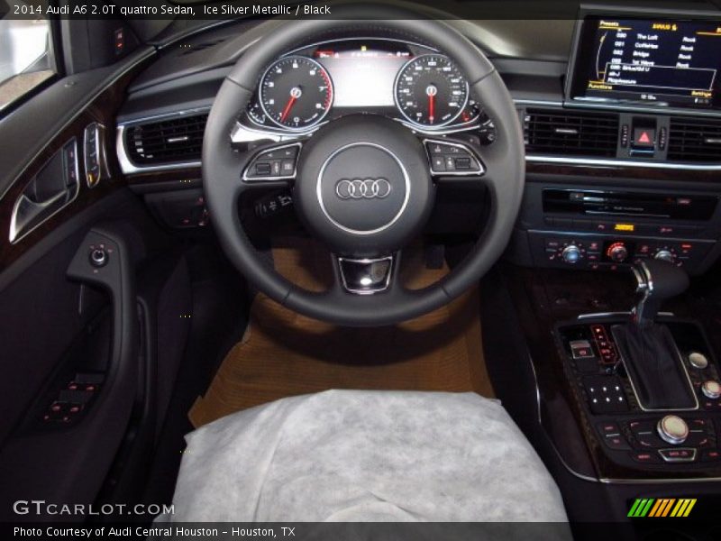 Ice Silver Metallic / Black 2014 Audi A6 2.0T quattro Sedan