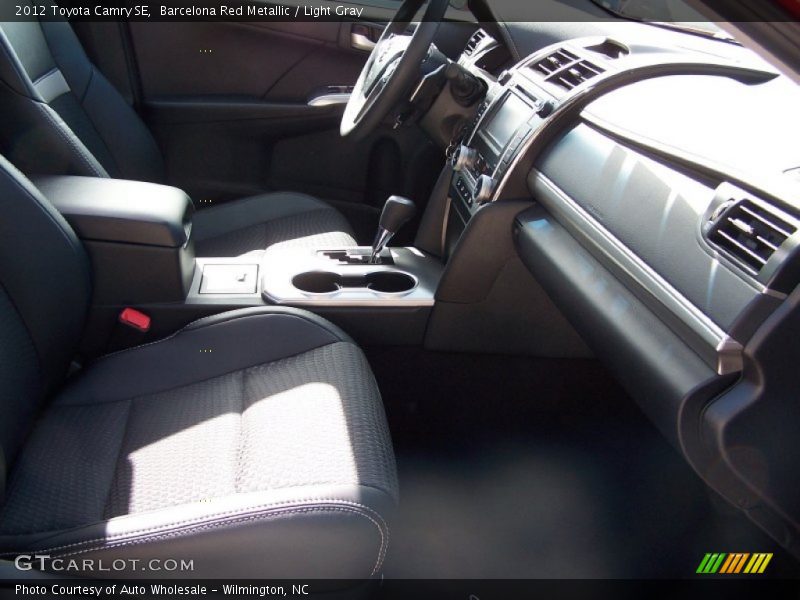 Barcelona Red Metallic / Light Gray 2012 Toyota Camry SE