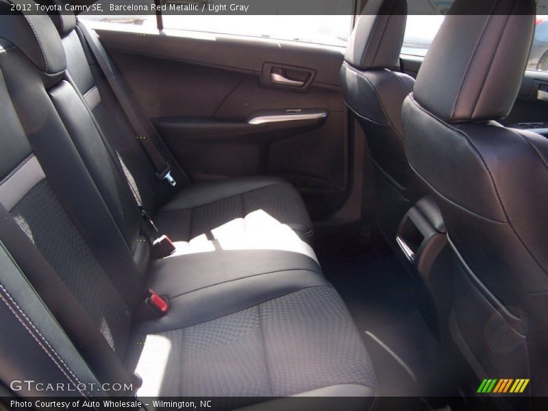 Barcelona Red Metallic / Light Gray 2012 Toyota Camry SE