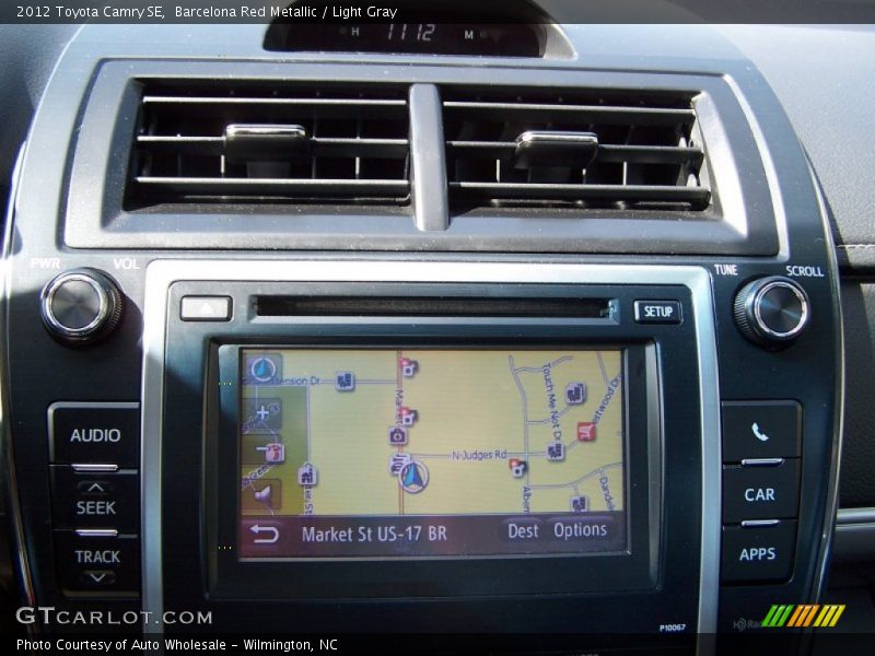 Barcelona Red Metallic / Light Gray 2012 Toyota Camry SE