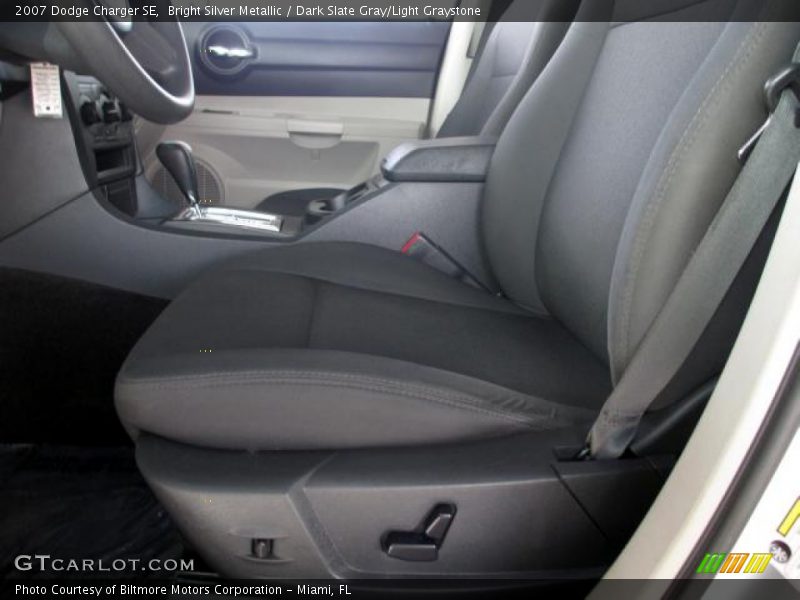 Bright Silver Metallic / Dark Slate Gray/Light Graystone 2007 Dodge Charger SE