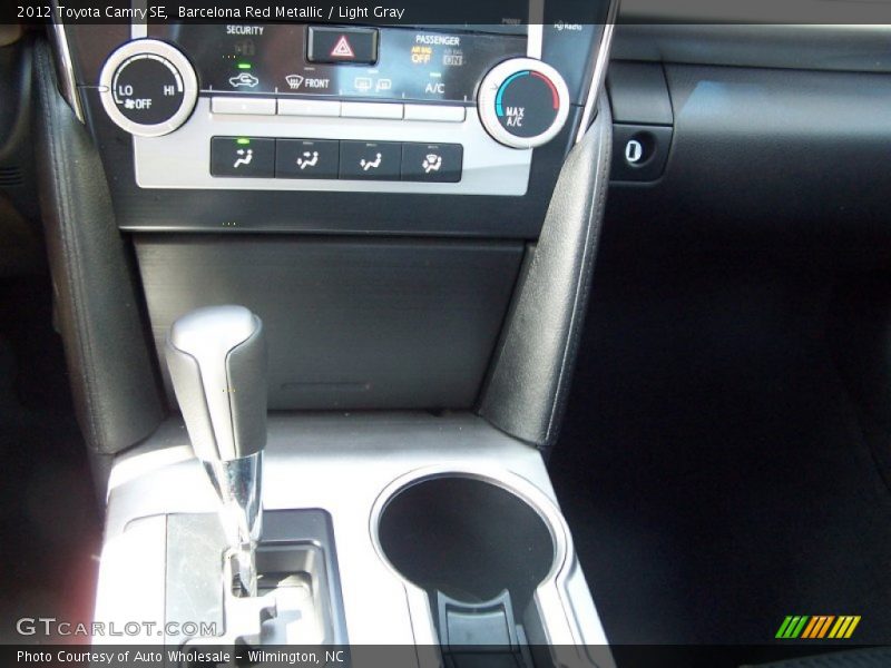 Barcelona Red Metallic / Light Gray 2012 Toyota Camry SE
