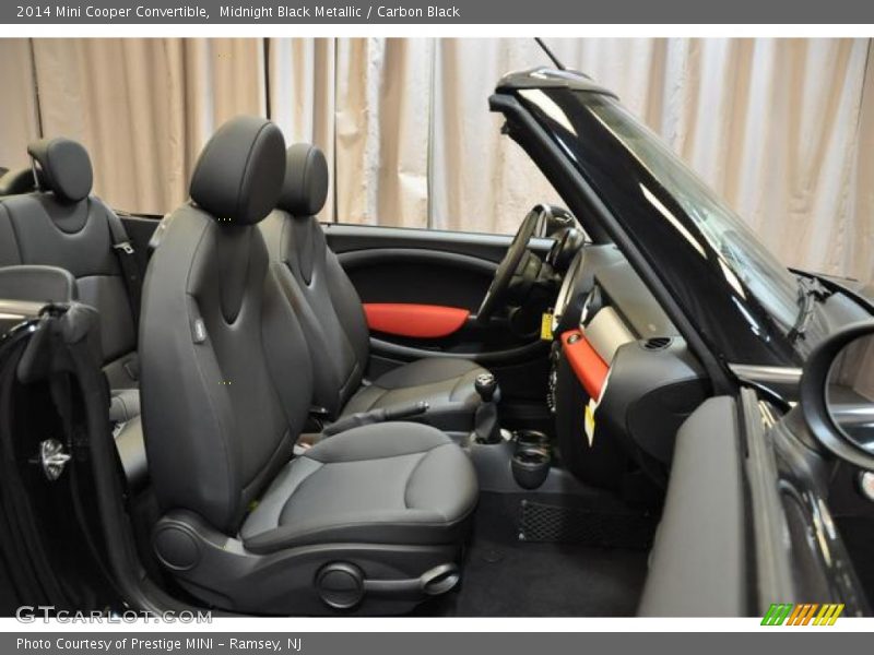  2014 Cooper Convertible Carbon Black Interior