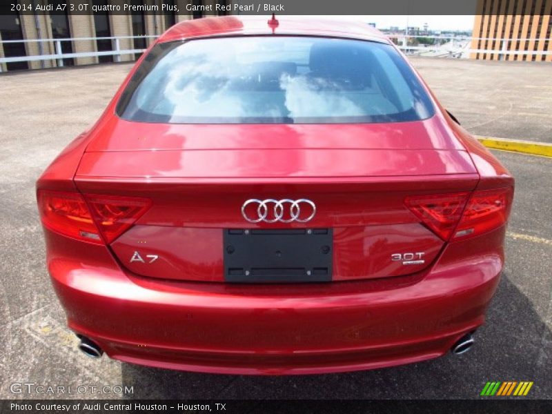 Garnet Red Pearl / Black 2014 Audi A7 3.0T quattro Premium Plus
