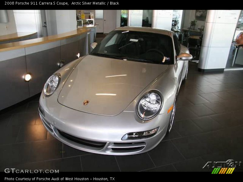 Arctic Silver Metallic / Black 2008 Porsche 911 Carrera S Coupe
