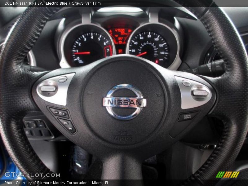 Electric Blue / Gray/Silver Trim 2011 Nissan Juke SV