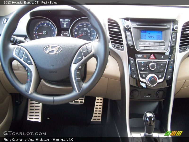 Red / Beige 2013 Hyundai Elantra GT