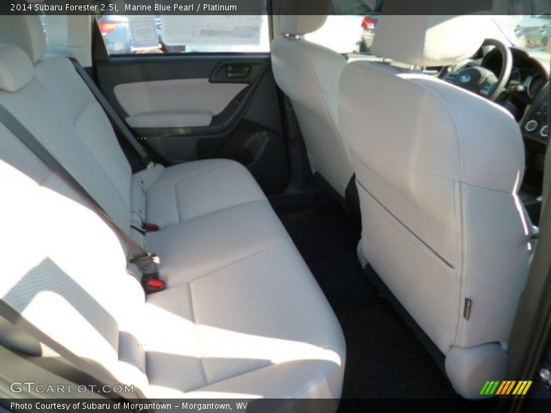 Marine Blue Pearl / Platinum 2014 Subaru Forester 2.5i