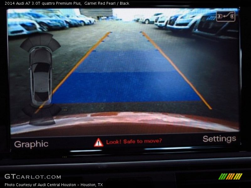 Garnet Red Pearl / Black 2014 Audi A7 3.0T quattro Premium Plus