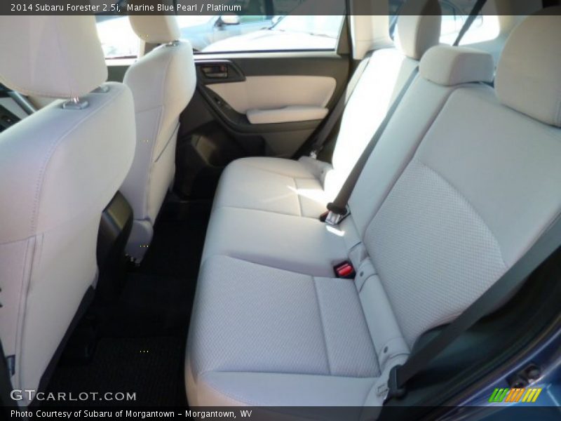 Marine Blue Pearl / Platinum 2014 Subaru Forester 2.5i