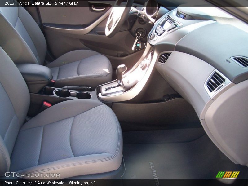 Silver / Gray 2013 Hyundai Elantra GLS