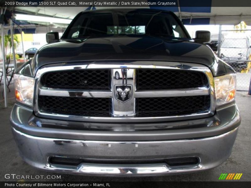 Mineral Gray Metallic / Dark Slate/Medium Graystone 2009 Dodge Ram 1500 SLT Quad Cab