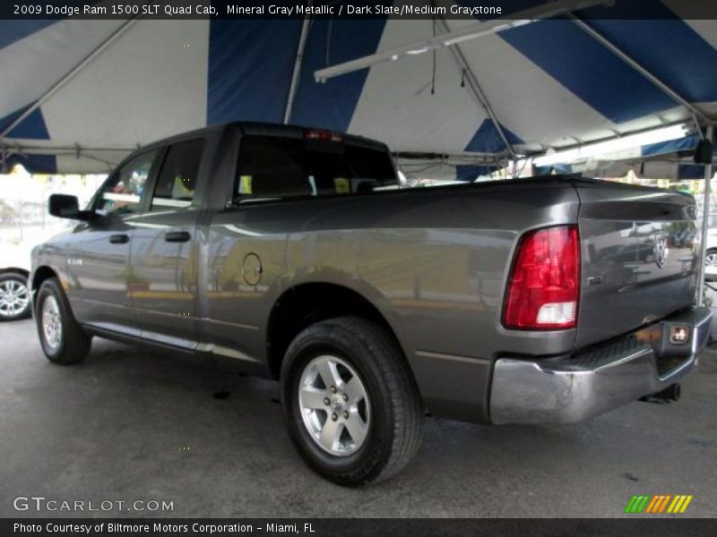 Mineral Gray Metallic / Dark Slate/Medium Graystone 2009 Dodge Ram 1500 SLT Quad Cab
