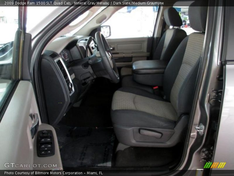 Mineral Gray Metallic / Dark Slate/Medium Graystone 2009 Dodge Ram 1500 SLT Quad Cab