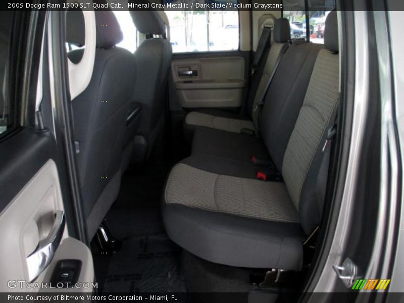 Mineral Gray Metallic / Dark Slate/Medium Graystone 2009 Dodge Ram 1500 SLT Quad Cab