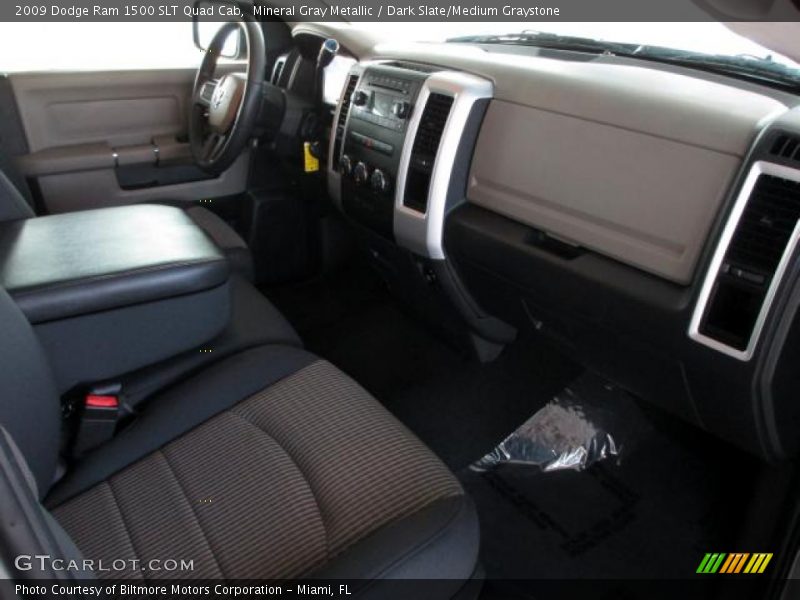 Mineral Gray Metallic / Dark Slate/Medium Graystone 2009 Dodge Ram 1500 SLT Quad Cab