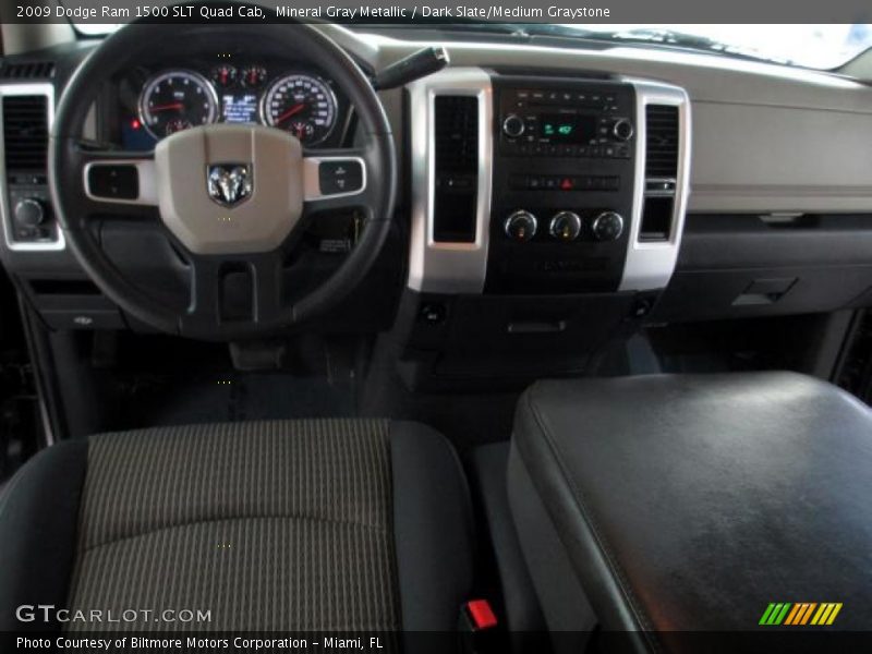 Mineral Gray Metallic / Dark Slate/Medium Graystone 2009 Dodge Ram 1500 SLT Quad Cab