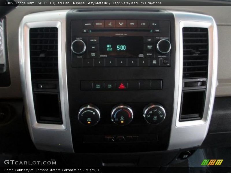 Mineral Gray Metallic / Dark Slate/Medium Graystone 2009 Dodge Ram 1500 SLT Quad Cab