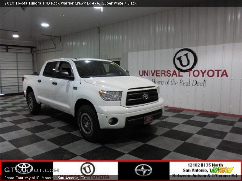 Super White / Black 2010 Toyota Tundra TRD Rock Warrior CrewMax 4x4