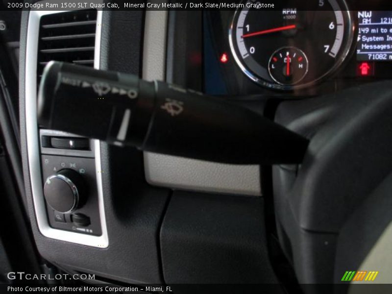 Mineral Gray Metallic / Dark Slate/Medium Graystone 2009 Dodge Ram 1500 SLT Quad Cab