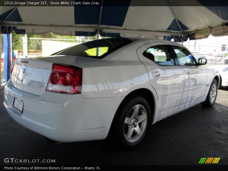 Stone White / Dark Slate Gray 2010 Dodge Charger SXT