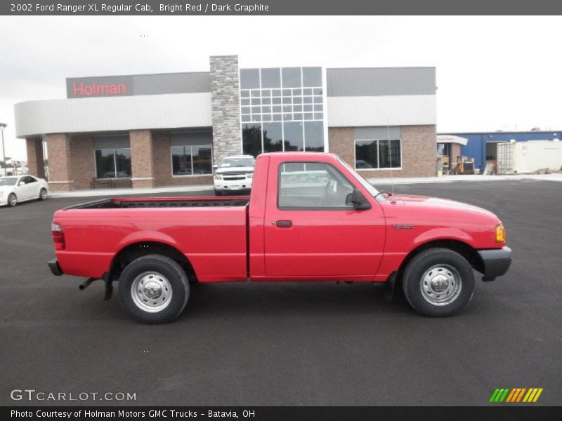 Bright Red / Dark Graphite 2002 Ford Ranger XL Regular Cab