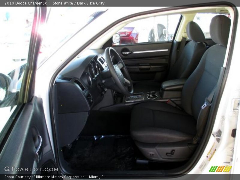 Stone White / Dark Slate Gray 2010 Dodge Charger SXT